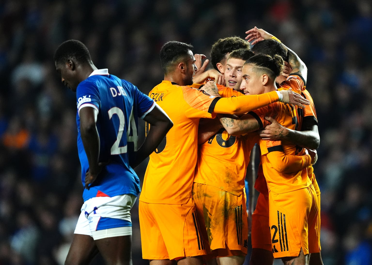 Rangers slump to fourth straight Europa League defeat as Roma win at Ibrox