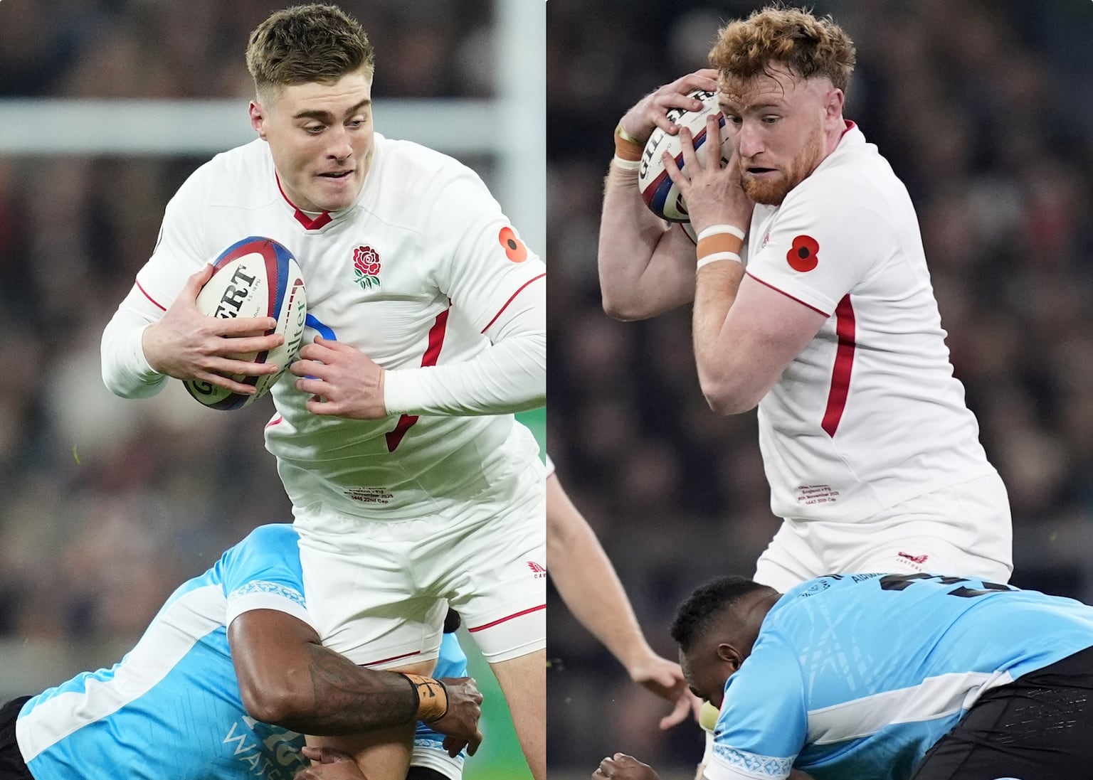 England sweat on fitness of Tommy Freeman and Ollie Chessum for All Blacks clash