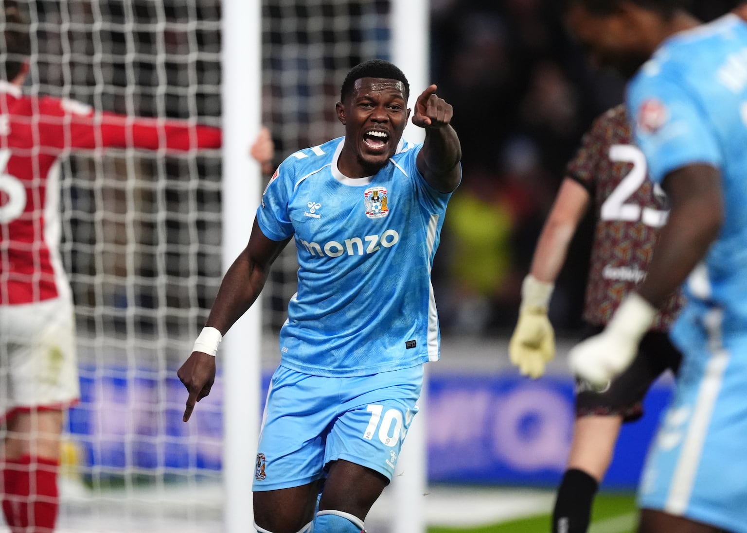 Coventry maintain five-point lead at the top after beating Bristol City