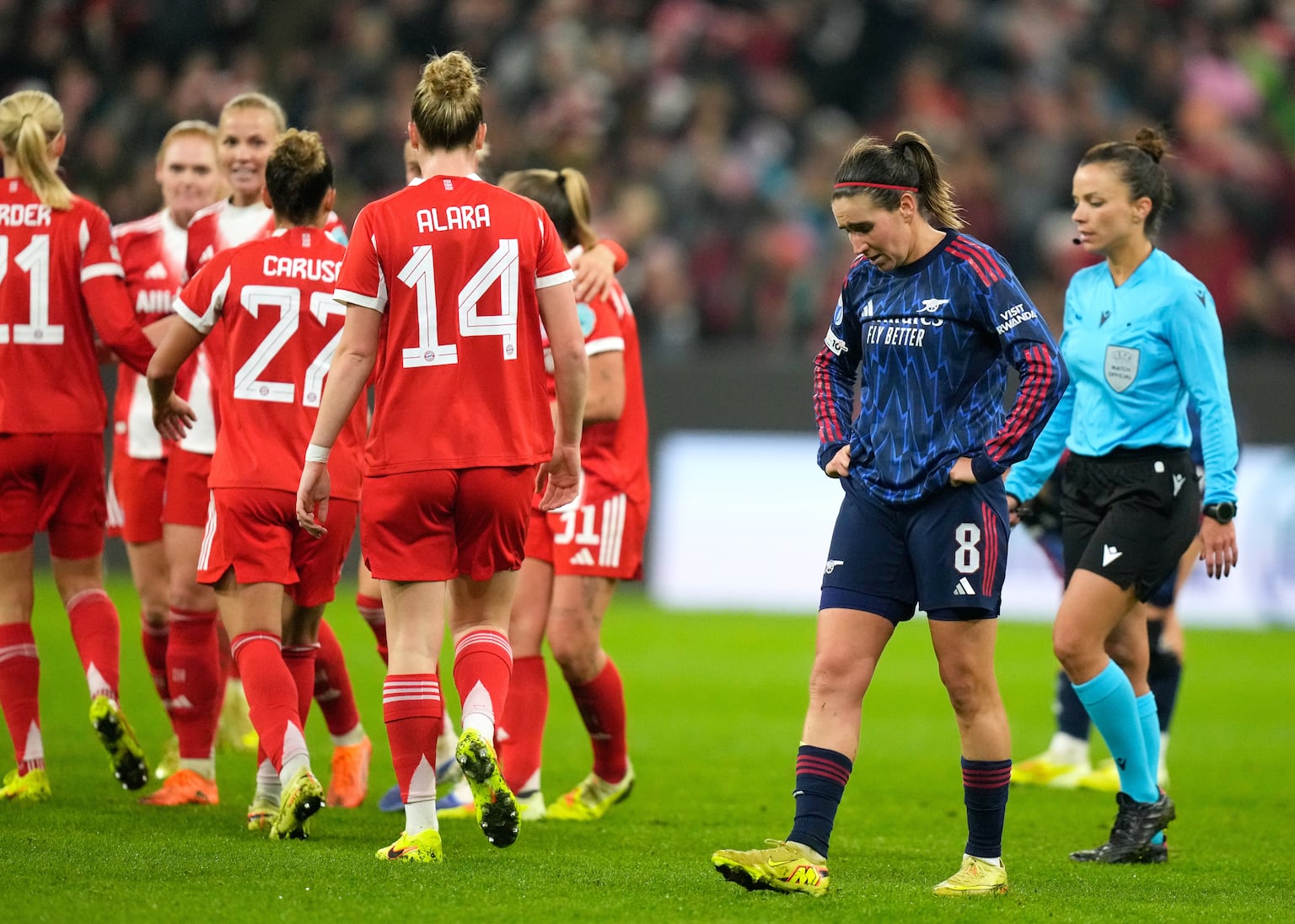 Arsenal left shellshocked by brilliant Bayern Munich fightback