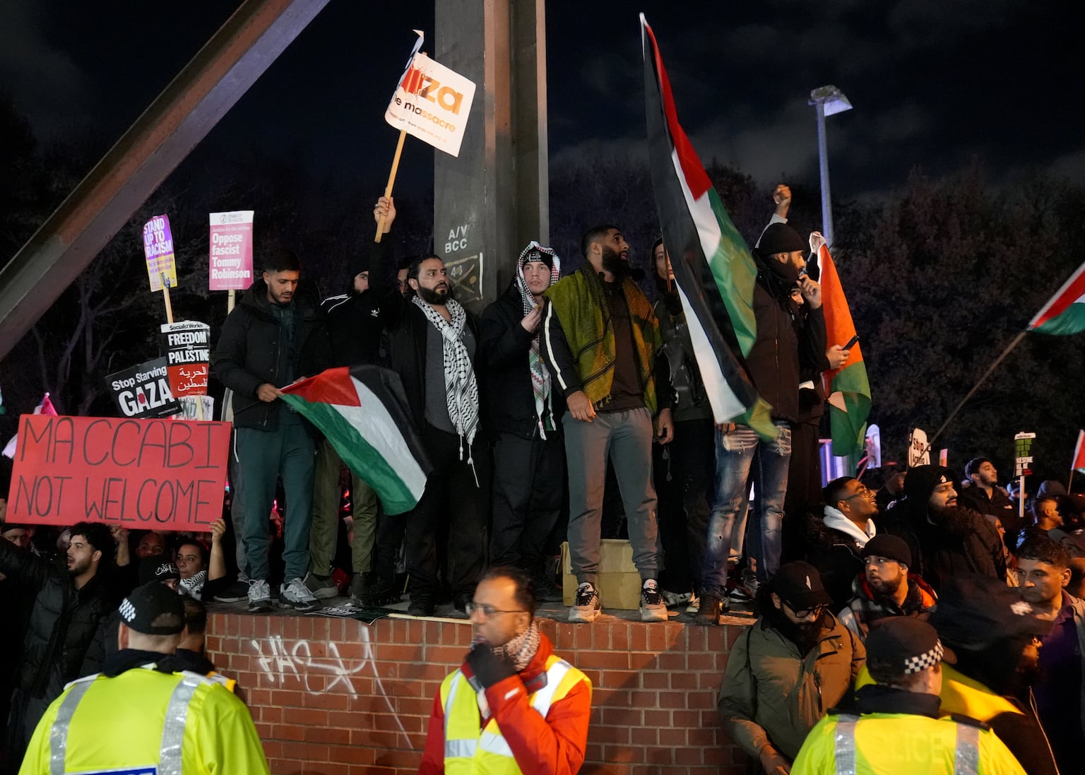 Five remain in custody after Villa-Maccabi match passes without serious disorder