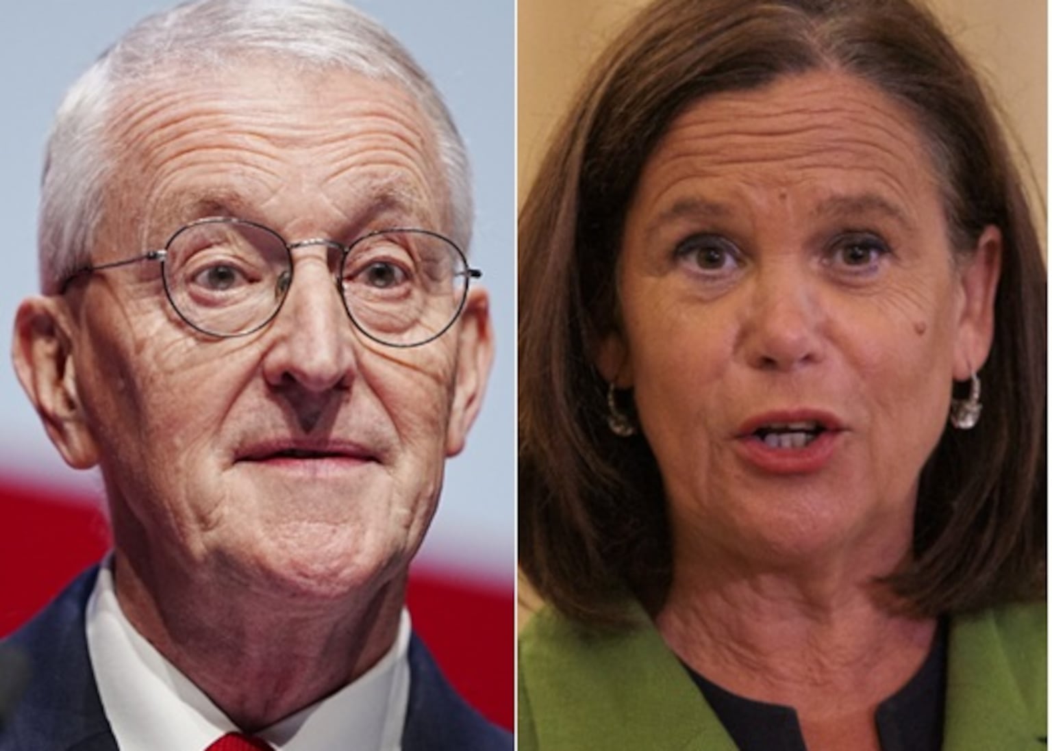 Mary Lou McDonald says secretary of state has ‘caused anger’ by dismissing growing appetite for constitutional change