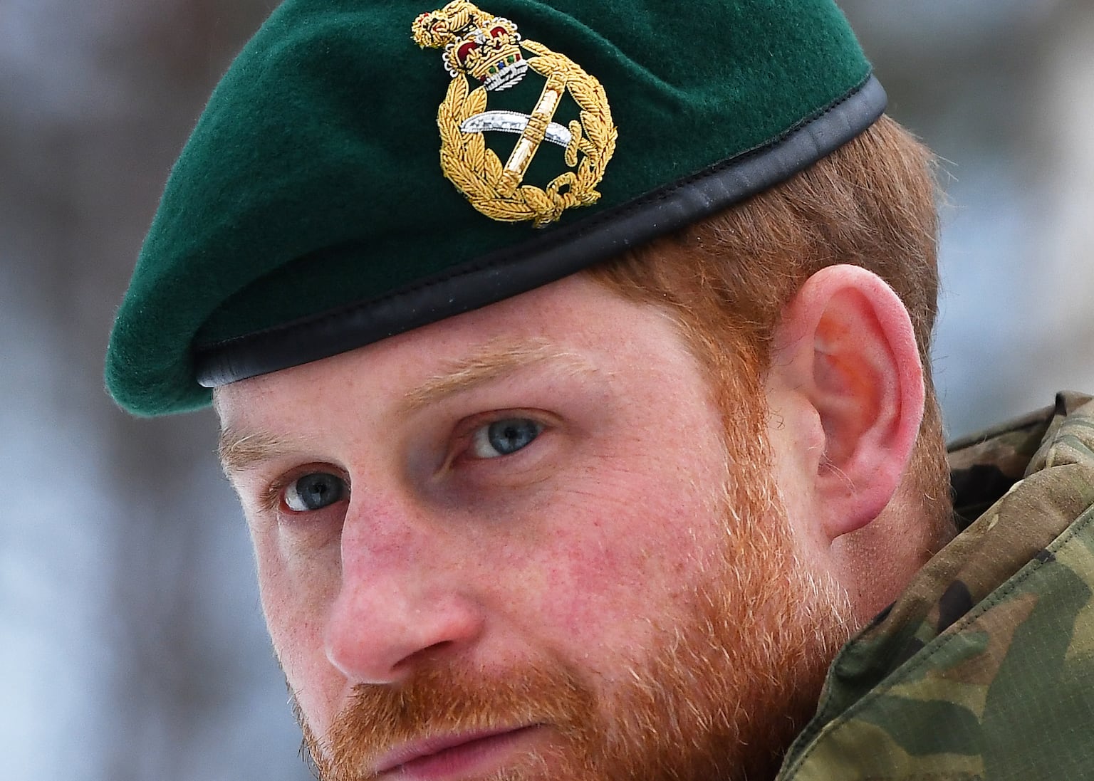 Harry meets Canadian soldiers ahead of Remembrance Day