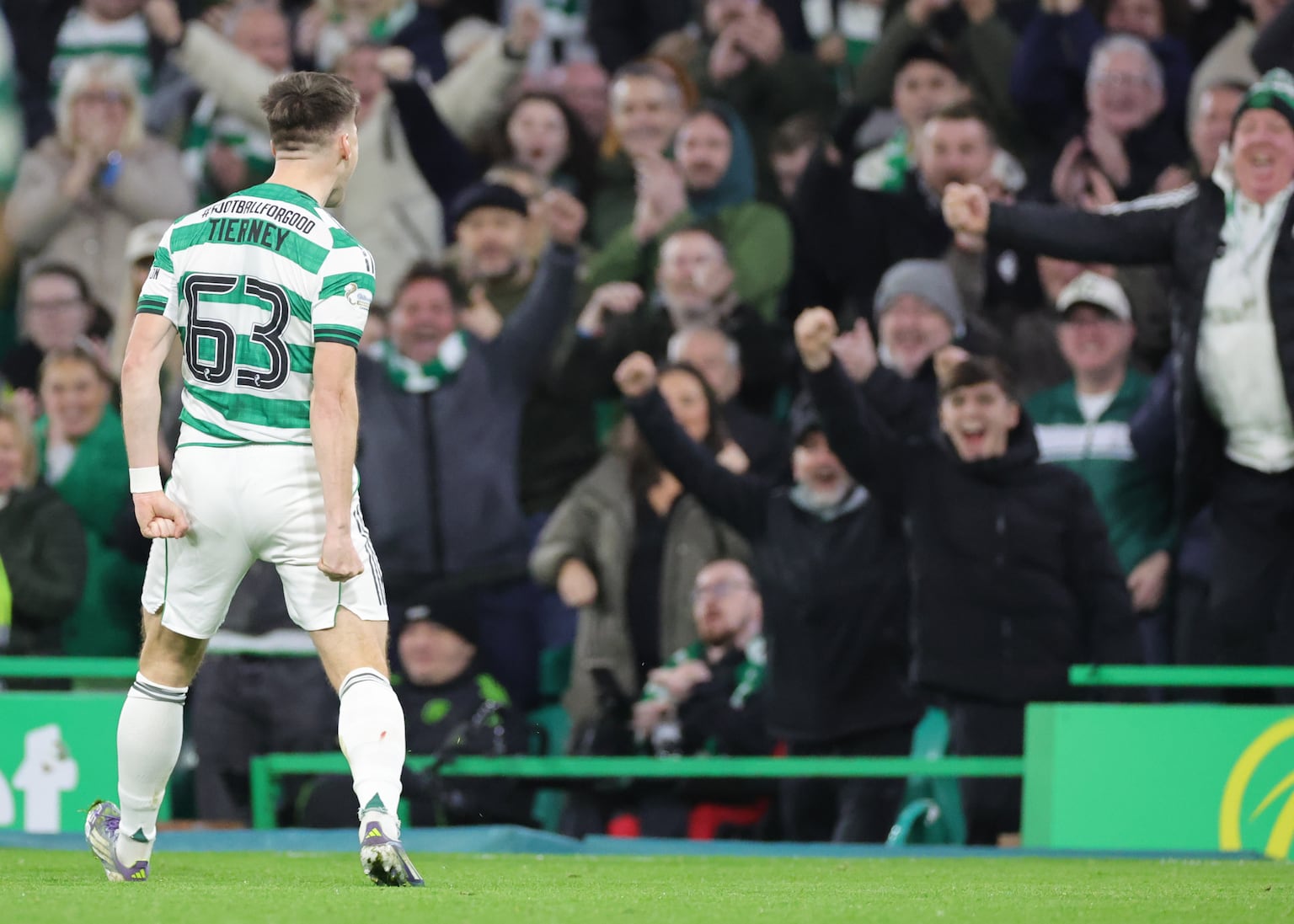 Celtic thrash Kilmarnock as Kieran Tierney scores first goal since return