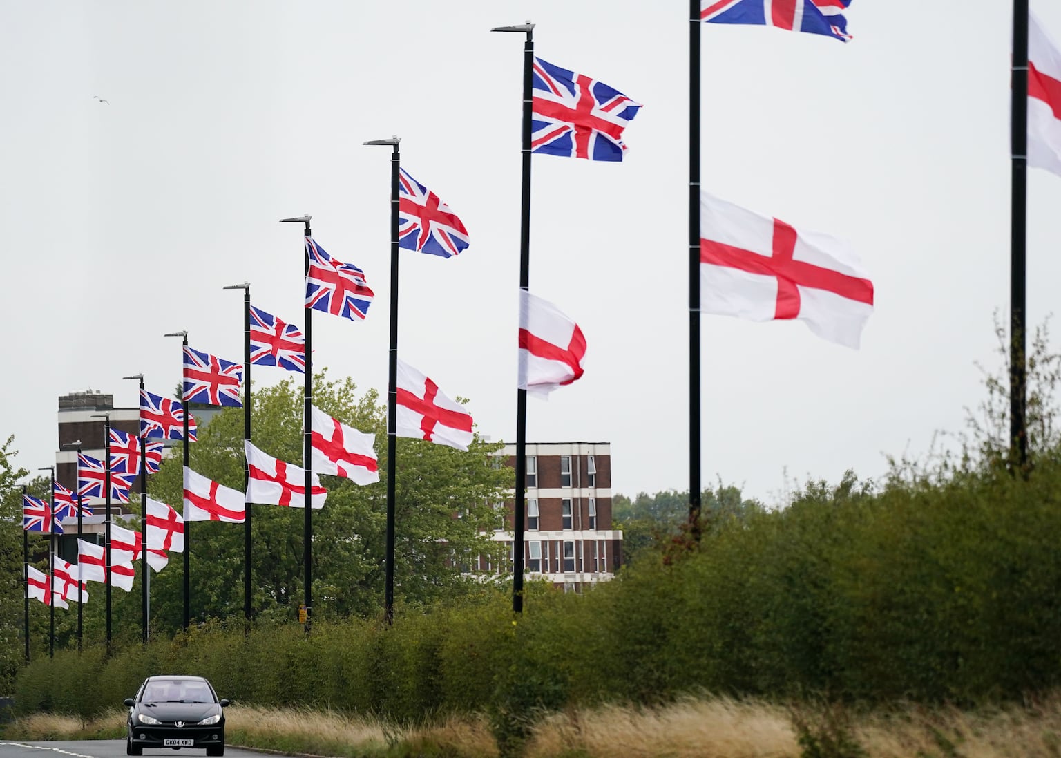 St George’s flags create ‘no-go zones’ for NHS staff, health leaders warn