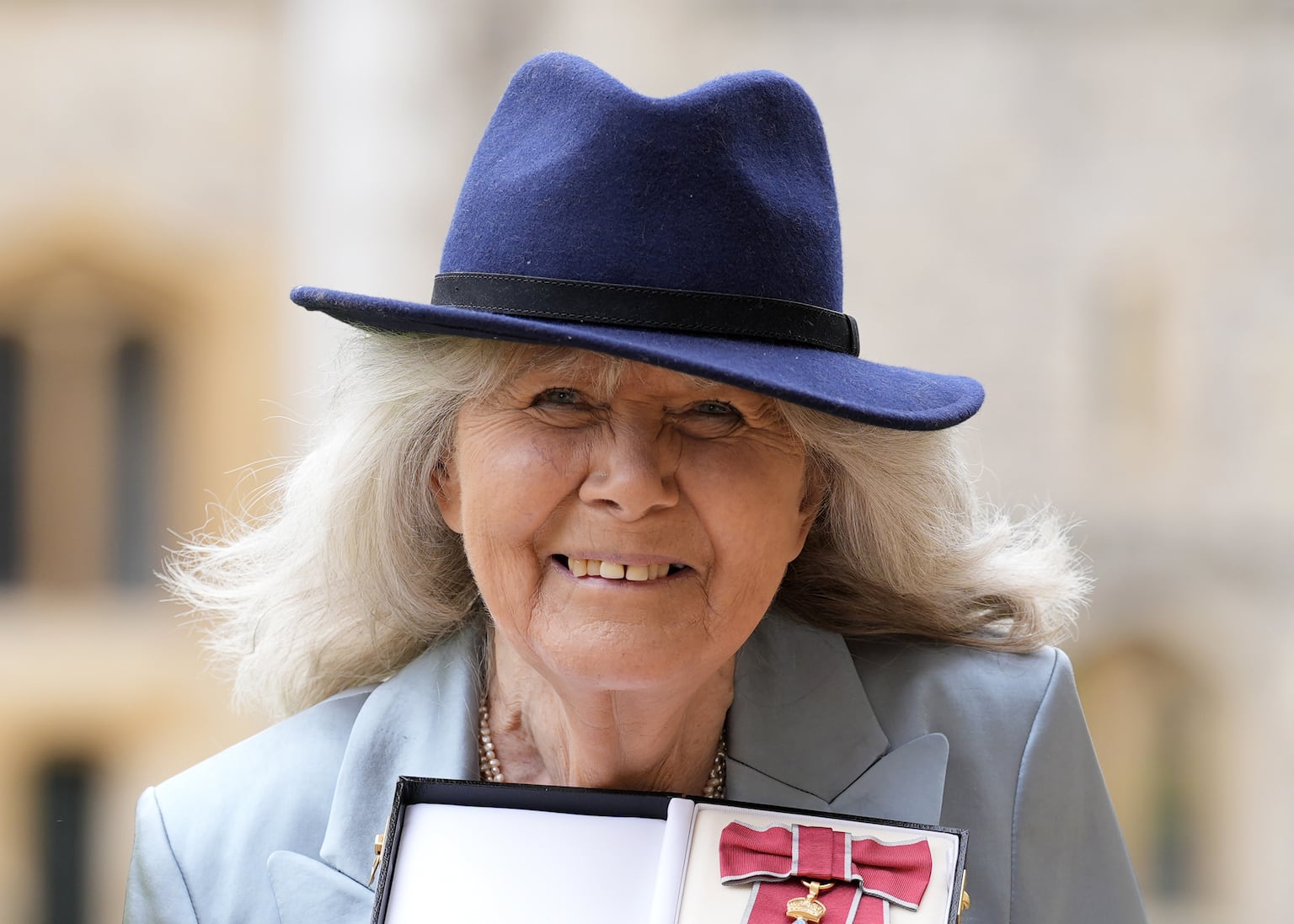 Dame Jilly Cooper suffered fatal head injury after fall at home, inquest told