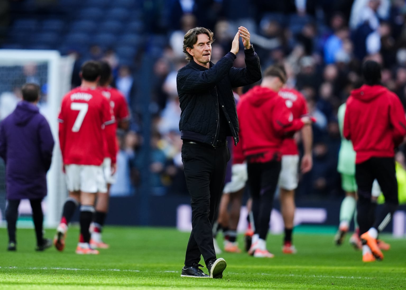 Thomas Frank sees progress at Tottenham despite late setback against Man Utd