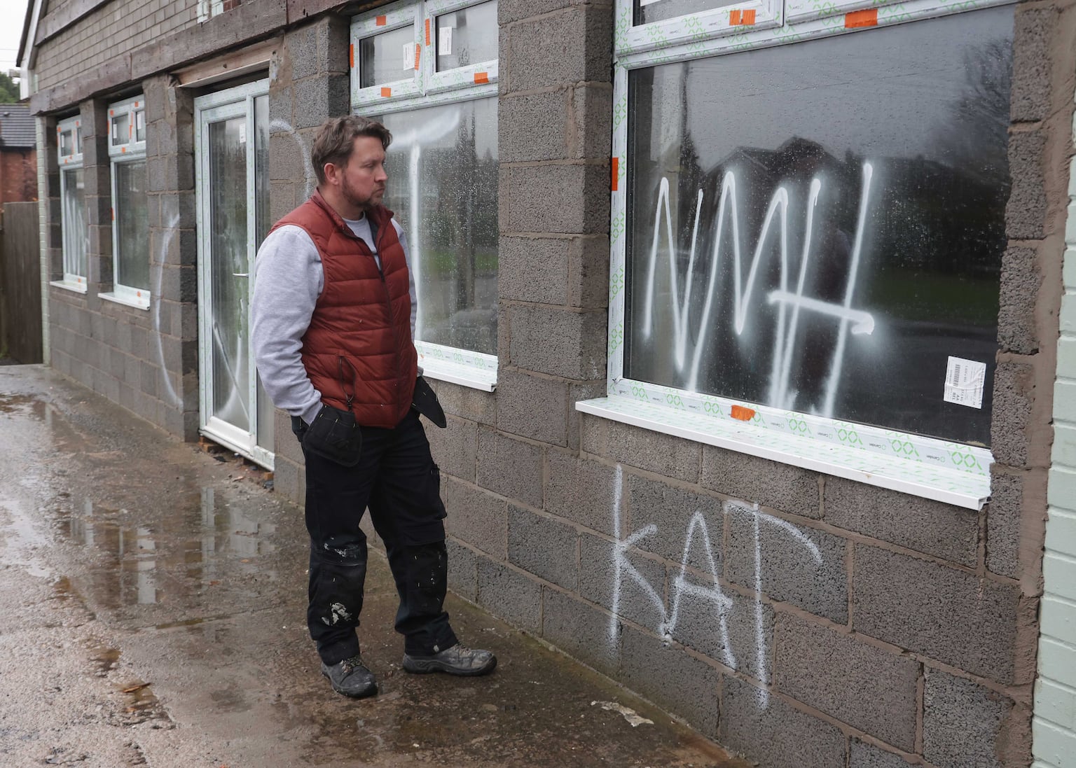 Catholic businessman brands sectarian graffiti attack ‘sickening’