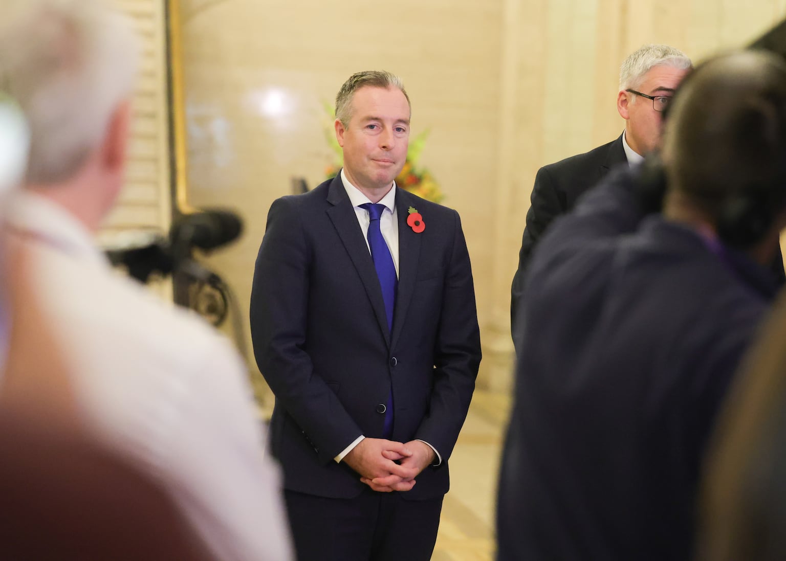 Education Minister Paul Givan may be heading back to Israel in the New Year