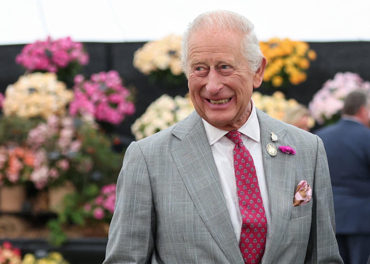 King appears as magazine cover star in celebration of his garden makeover