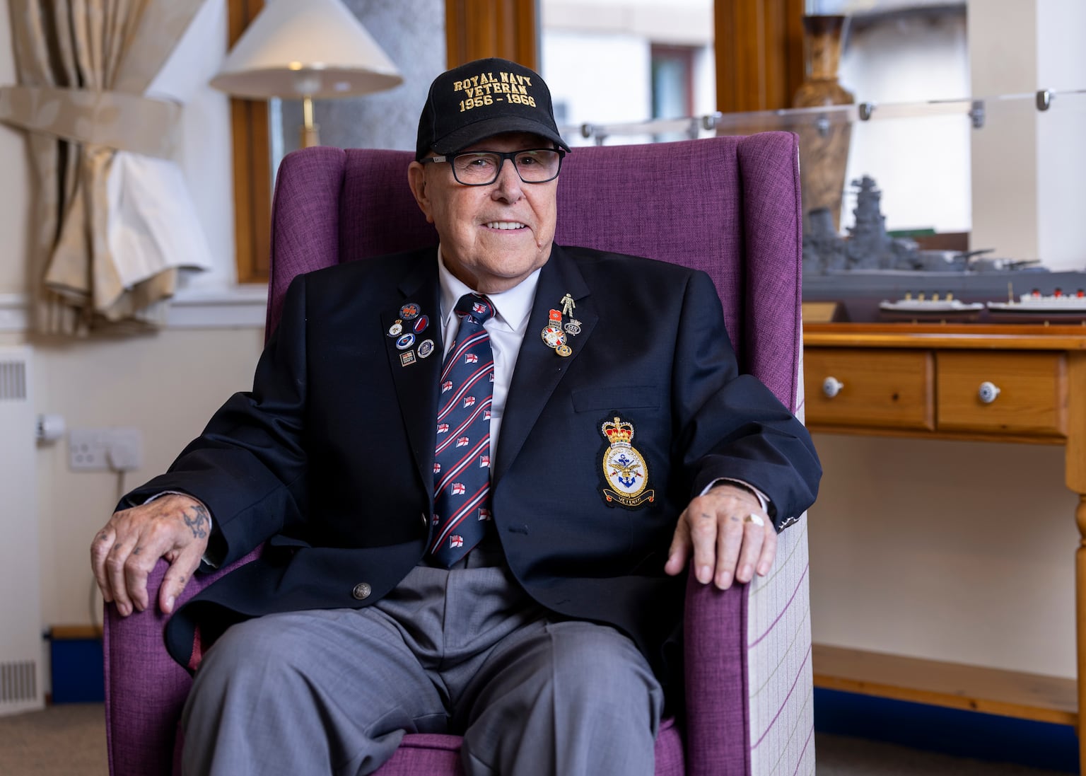 Royal Navy veteran urges people to remember families on Remembrance Day