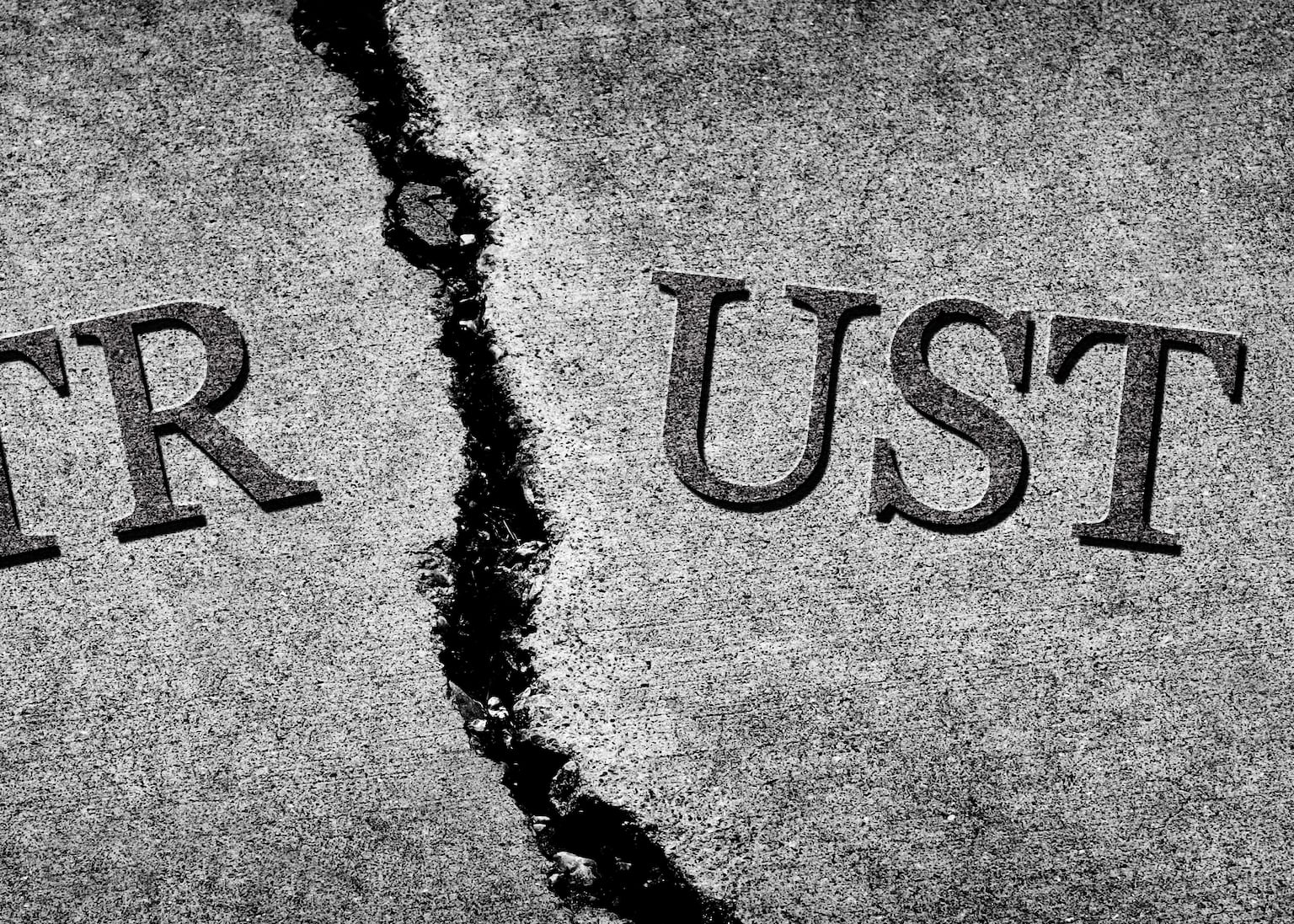 Trust is a defining issue of this era