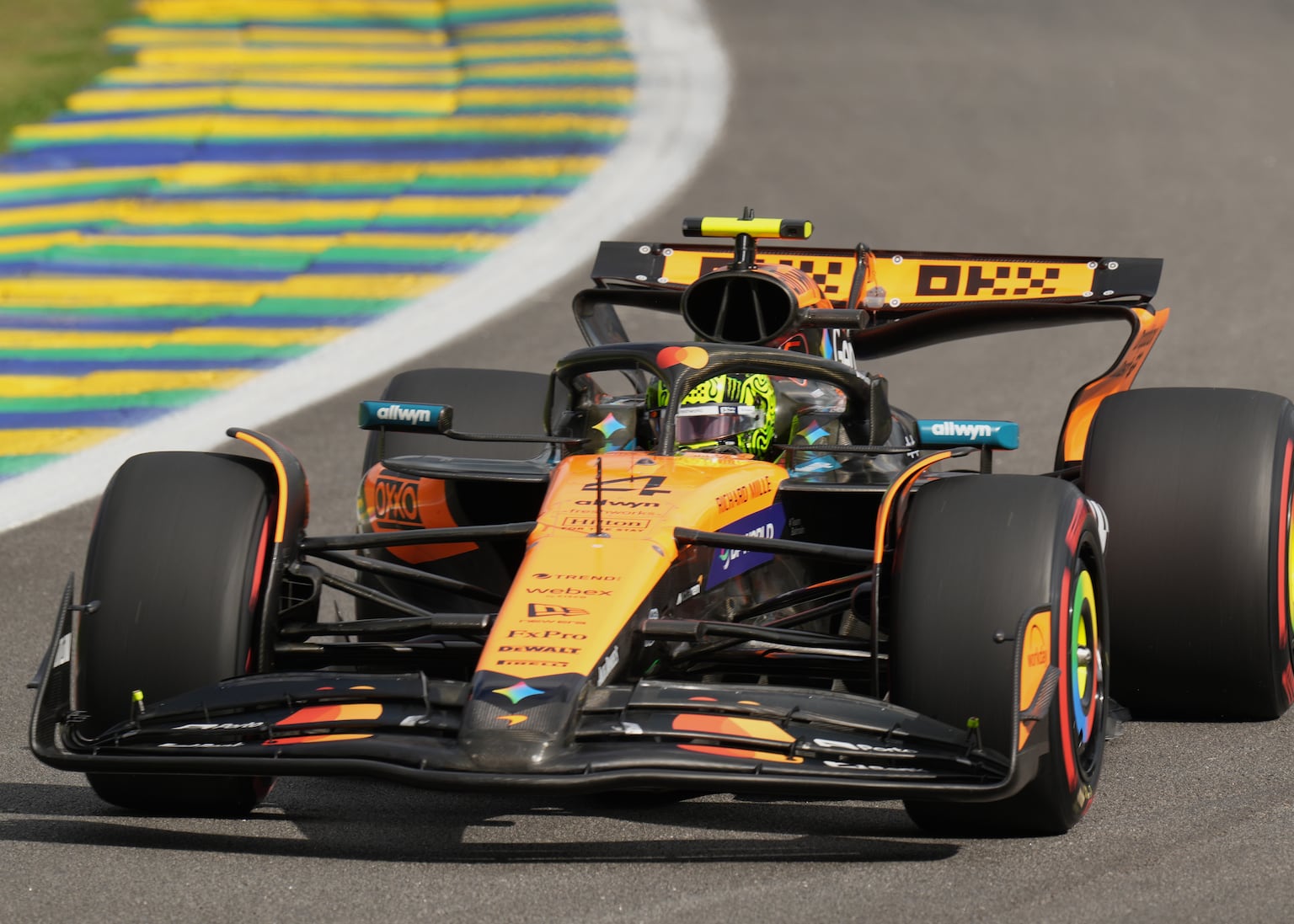 Lando Norris backs up sprint success with pole position in Sao Paulo