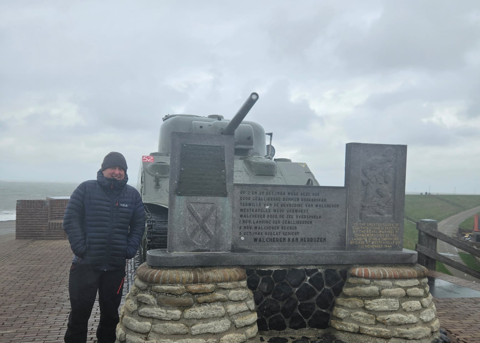 Army reservist visits Dutch battlefield where grandfather fought Nazis