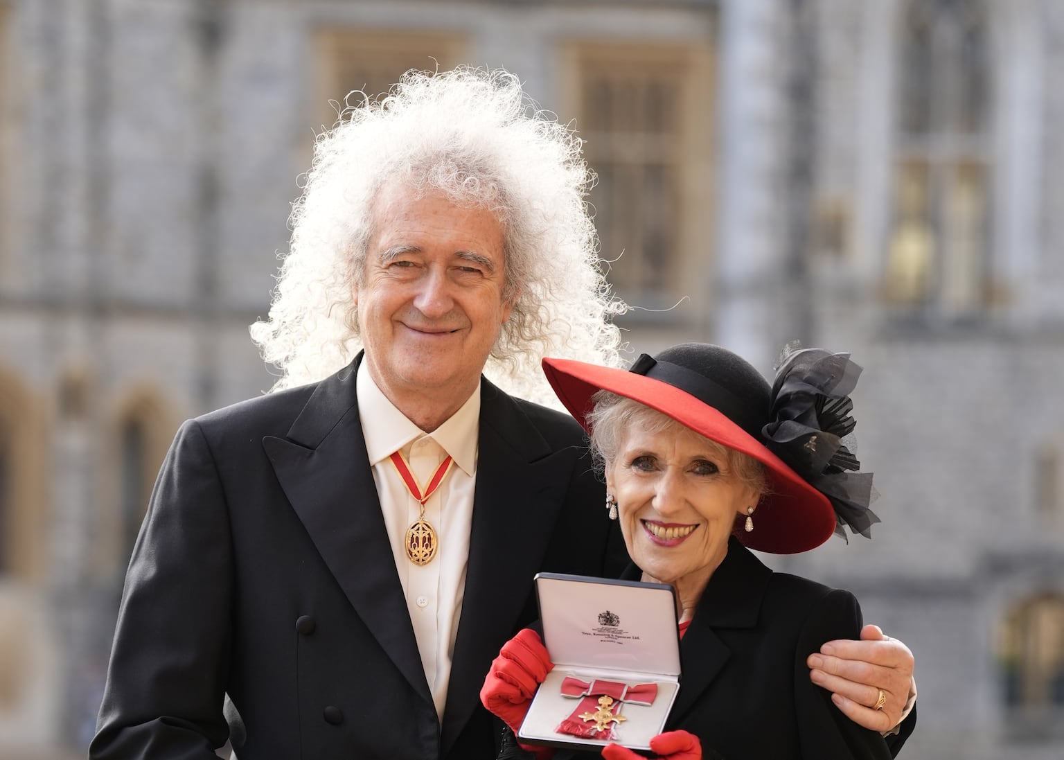 Anita Dobson says it has been ‘a pleasure’ as she is made OBE for charity work