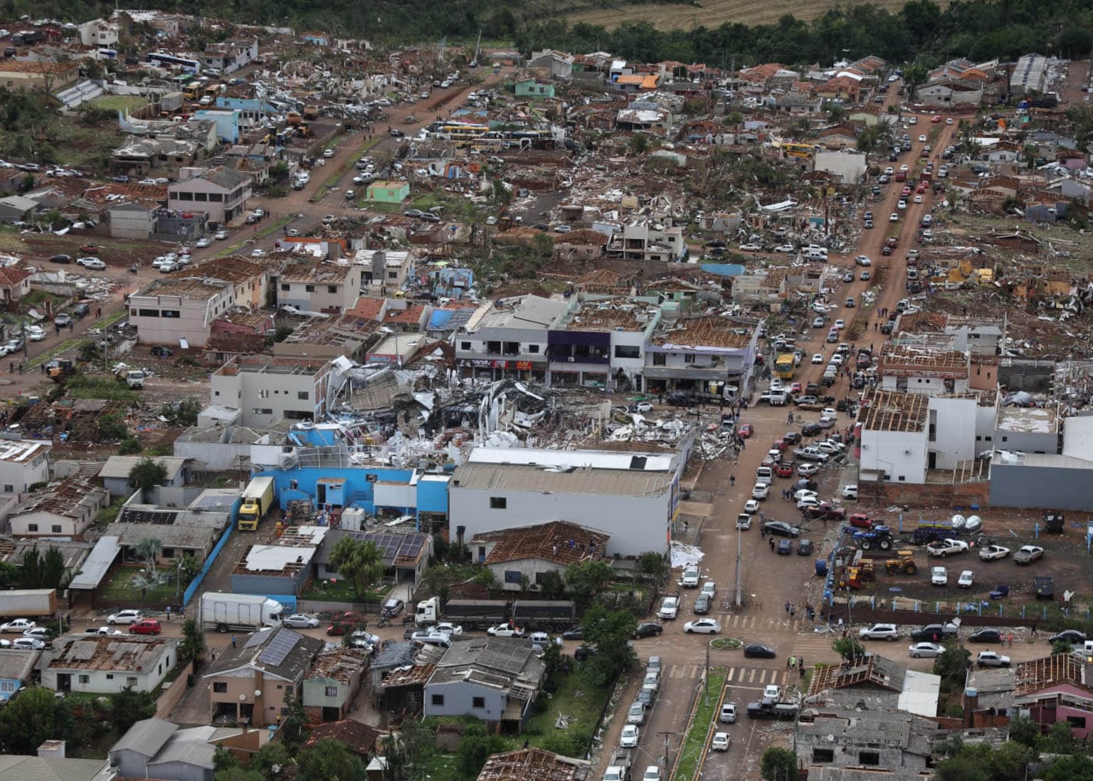 Powerful tornado in Brazil kills six people and injures hundreds more