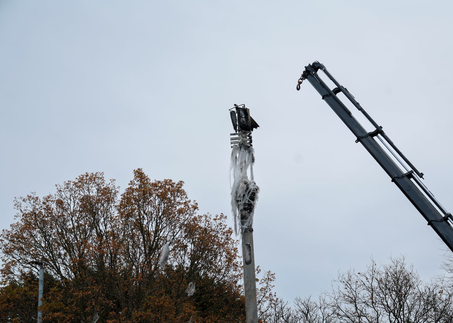 Police brand latest arson attack on 5G mast as ‘extremely dangerous’