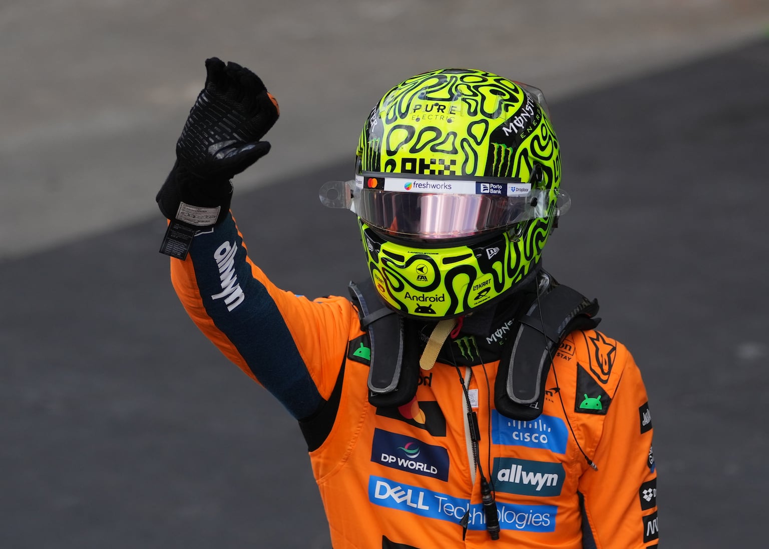 Lando Norris doubles up in Sao Paolo with sprint success and pole position