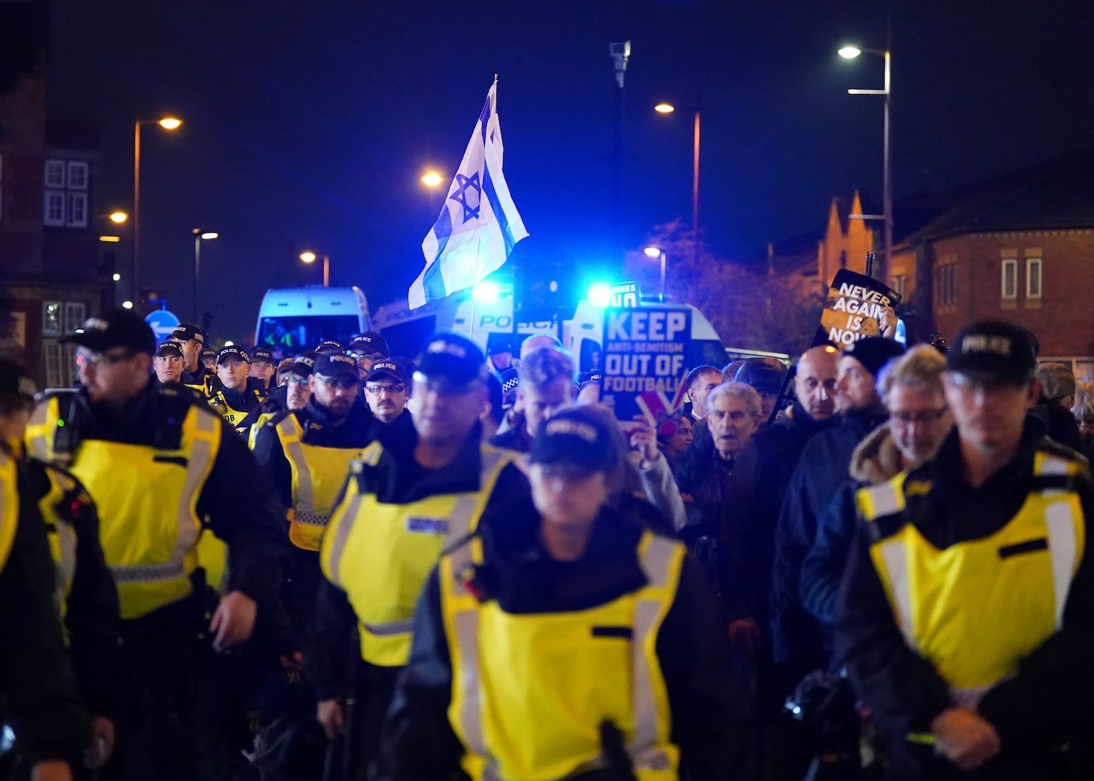 Stop and search powers remain in place after protests before Aston Villa match