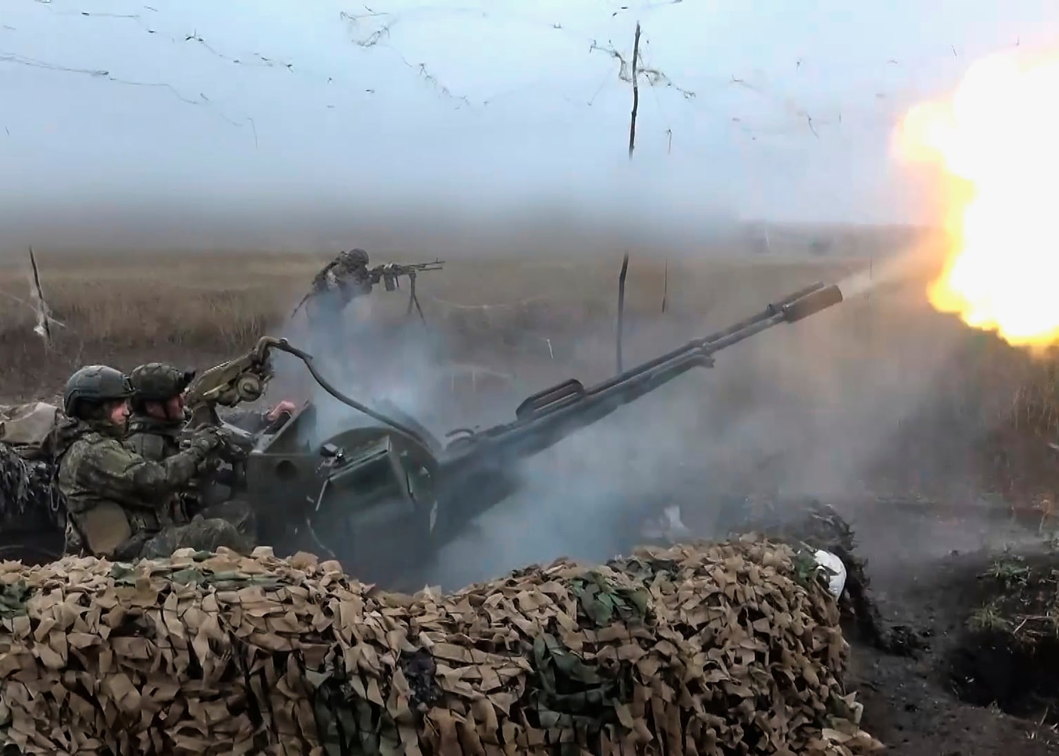 Ukraine strikes cut power and heating in two Russian cities