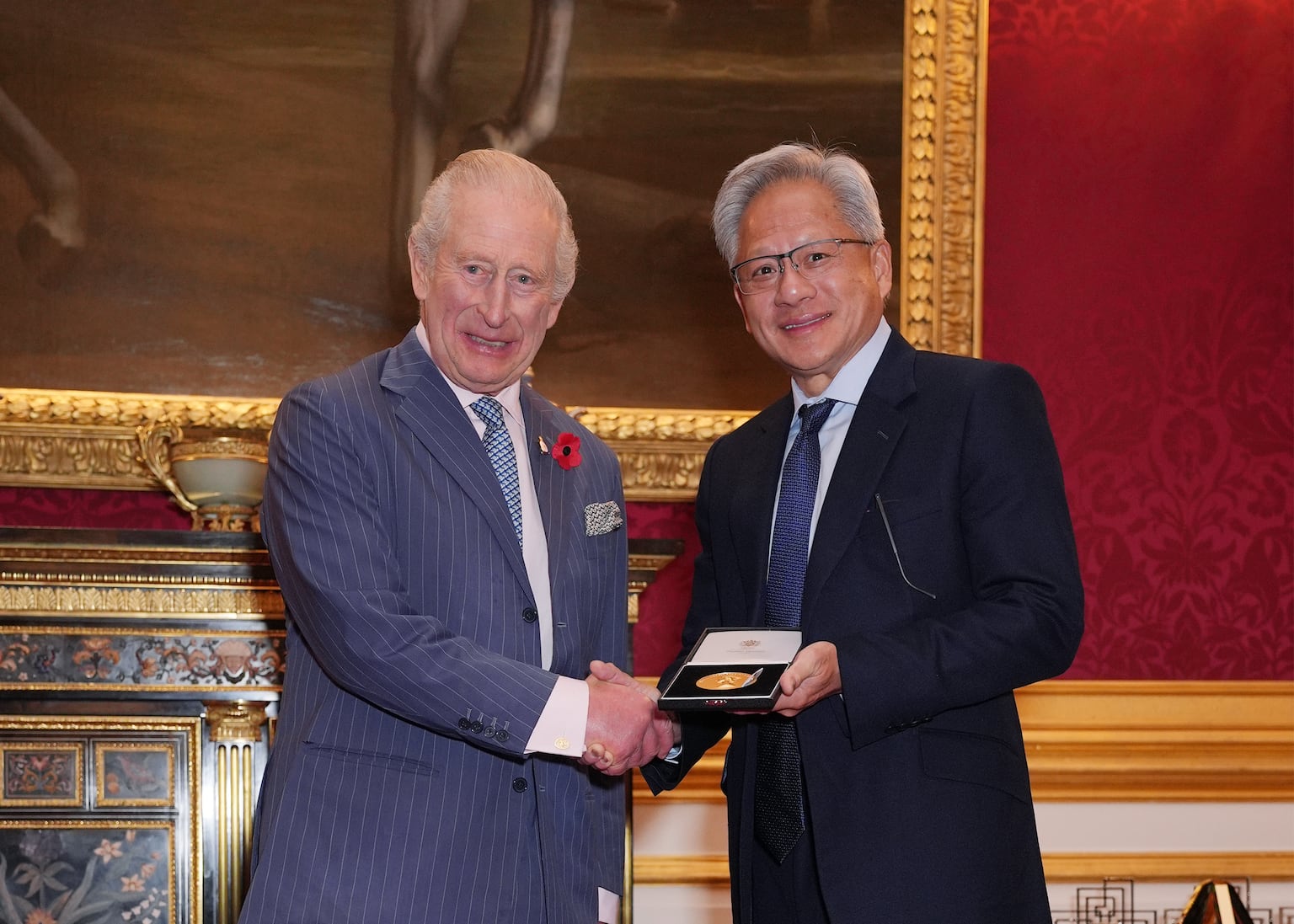 King discusses AI risks with Nvidia founder and top scientists