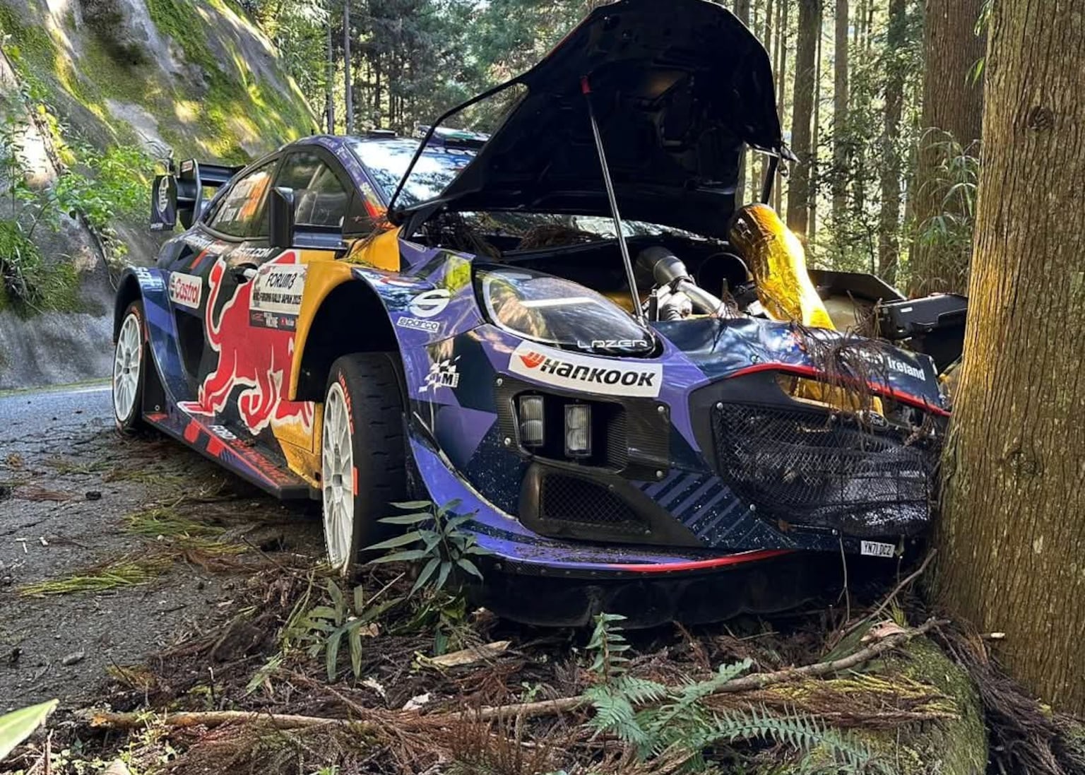 Josh McErlean’s WRC hopes suffer blow following crash in Japan