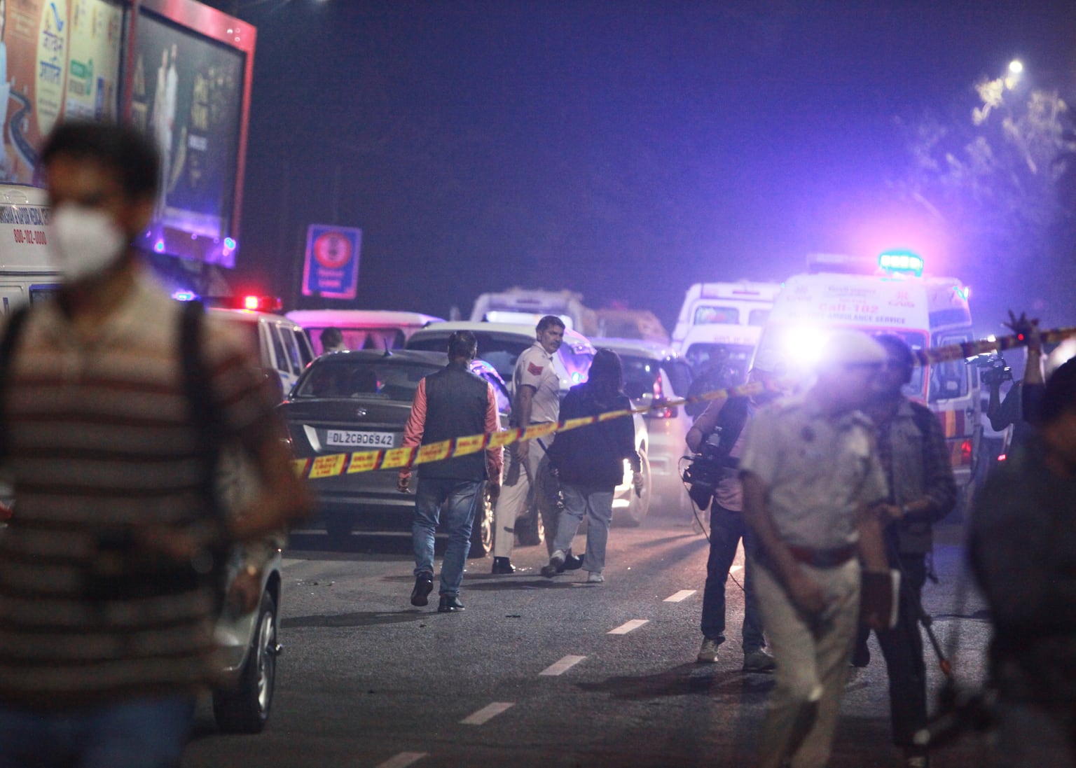 Car blast near New Delhi’s historic Red Fort kills at least eight people