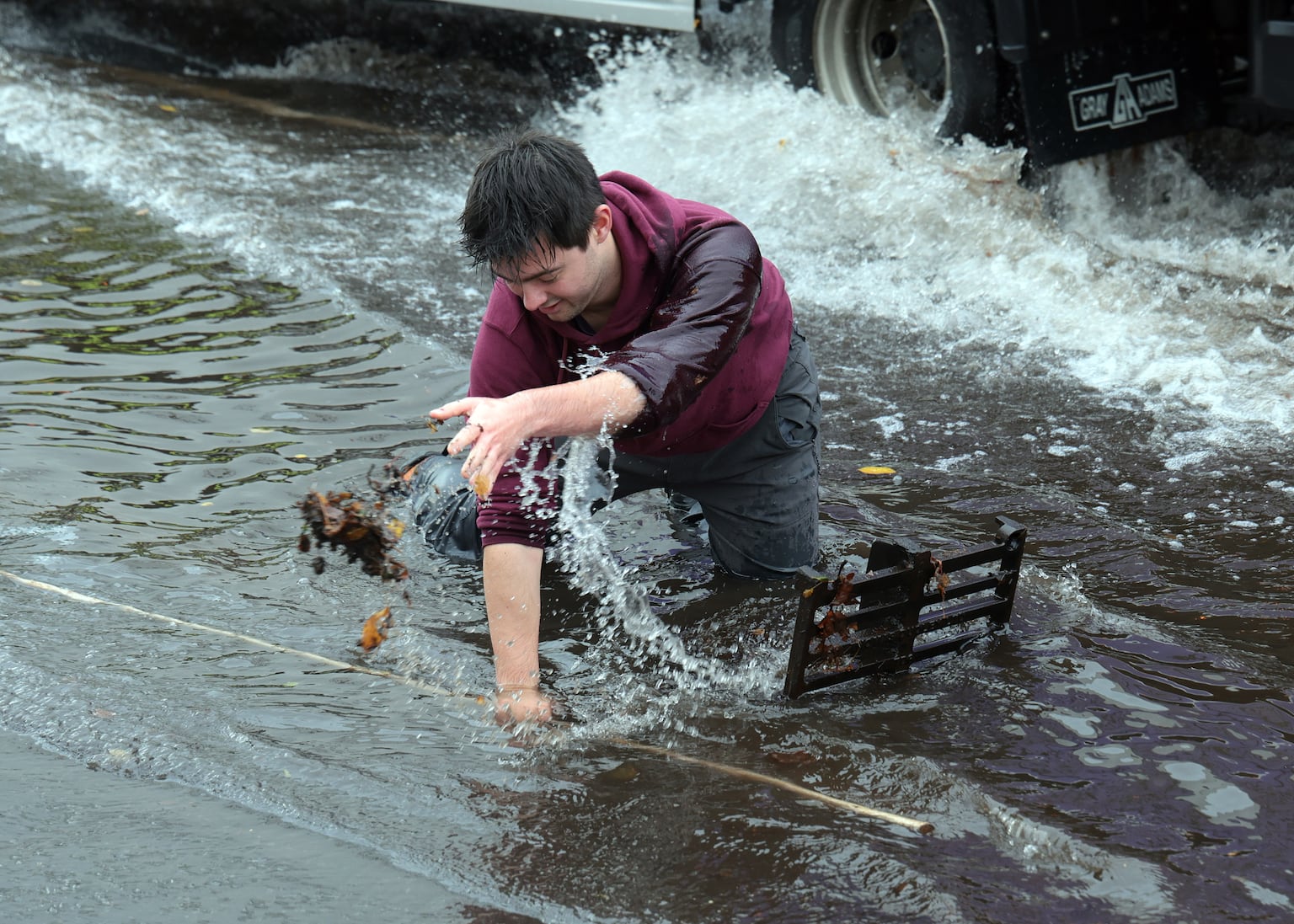 Stand-off over who is responsible for removing leaves from gullies ‘unacceptable’