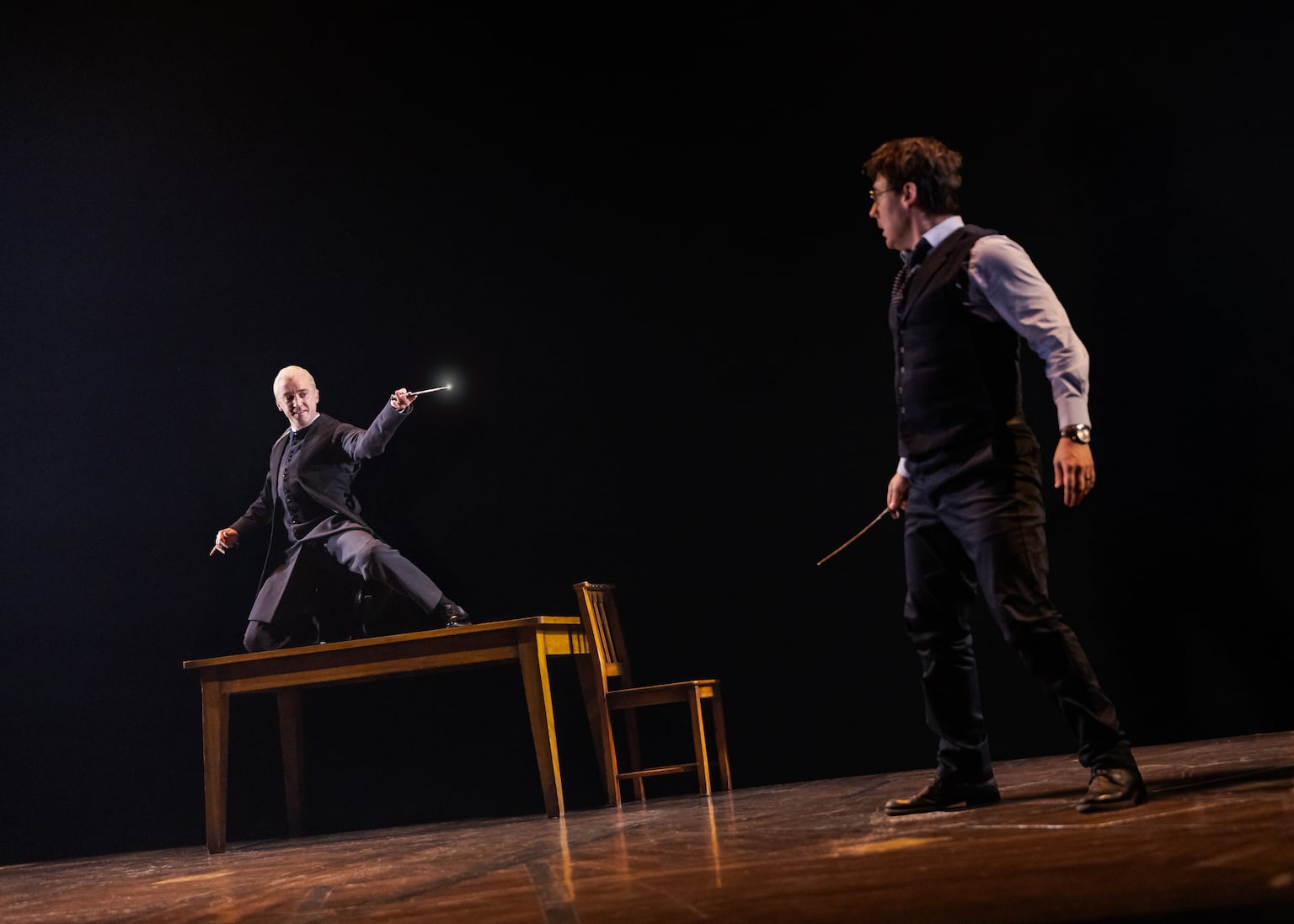 Tom Felton seen as Harry Potter’s Draco Malfoy for the first time in 14 years