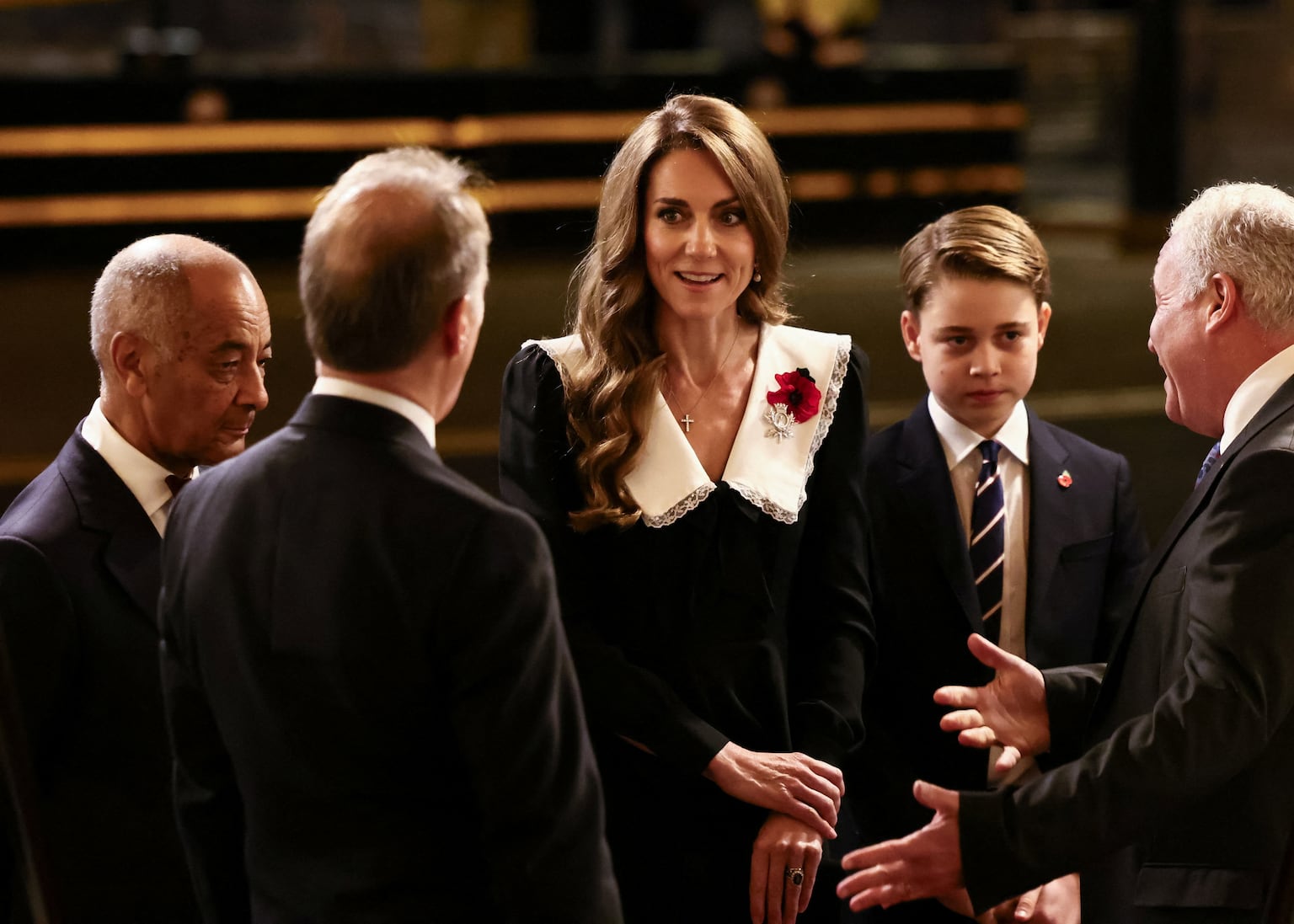 Prince George joins King, Queen and Princess of Wales at Festival of Remembrance