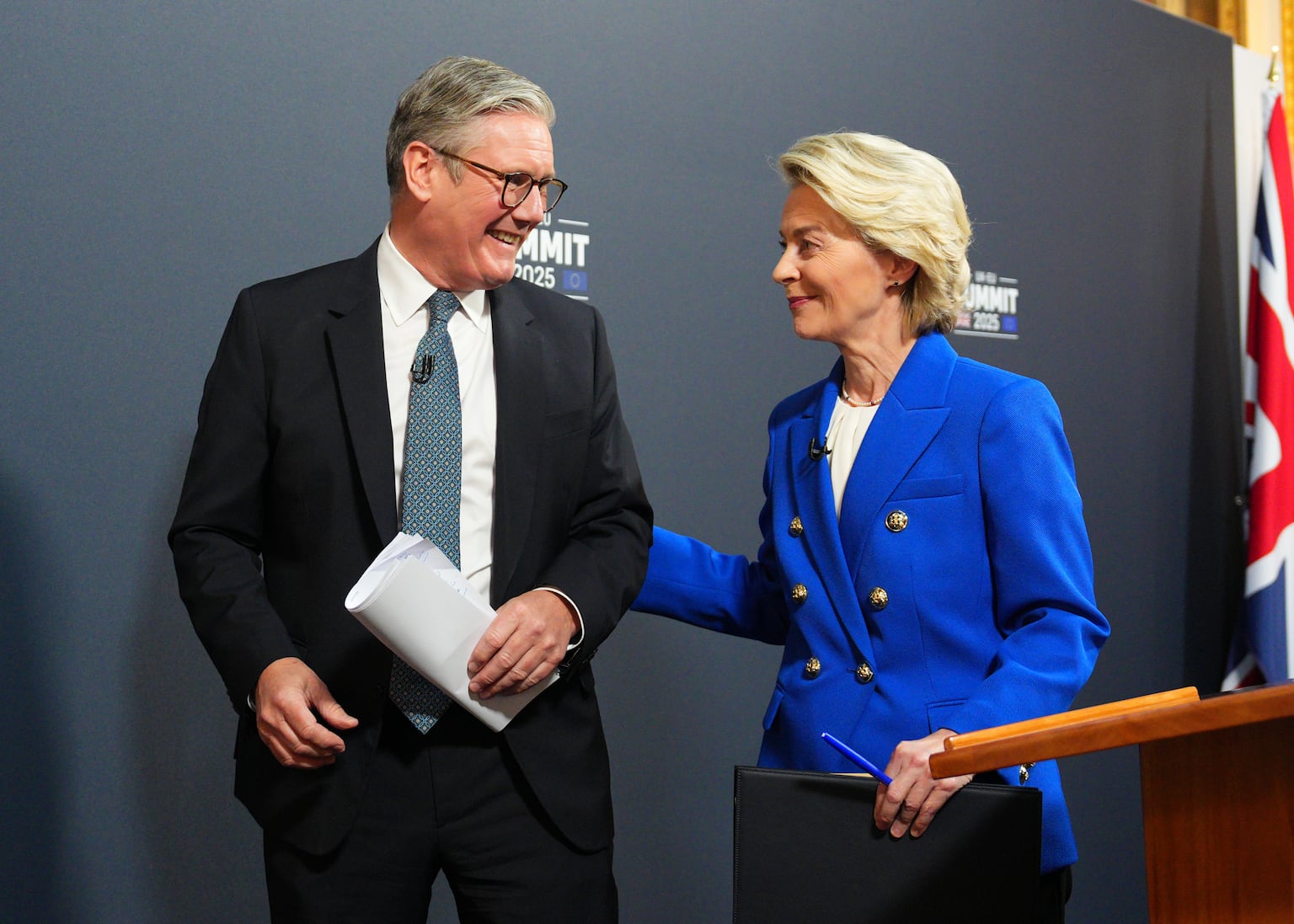 Starmer and Von der Leyen agree on need for rapid progress on Brexit reset deal