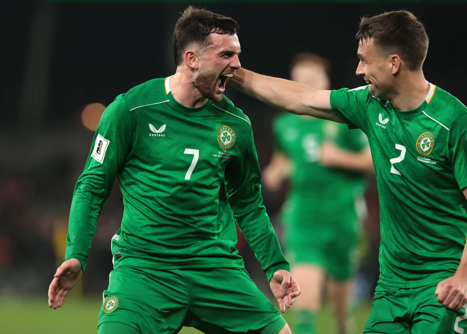 Republic of Ireland 2-0 Portugal: Troy Parrott’s double secures a famous win for Ireland and keeps their World Cup hopes alive
