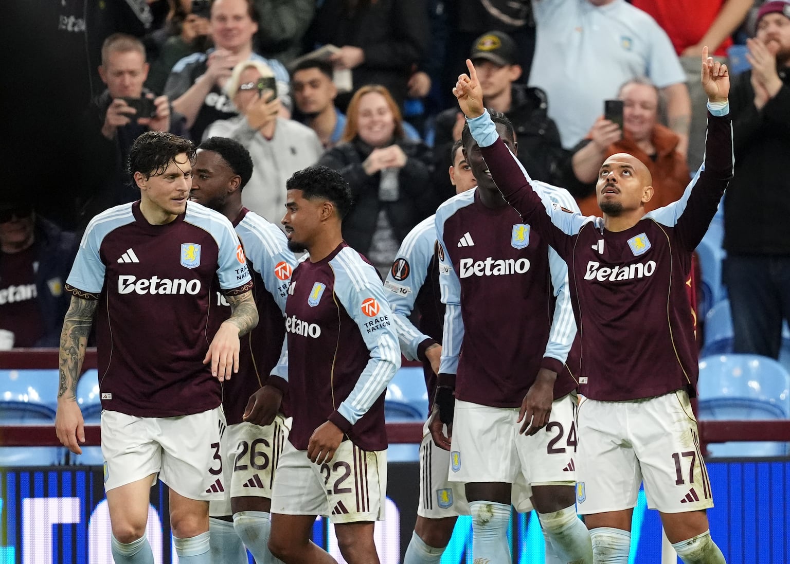 Protests take shine off Aston Villa’s comfortable win against Maccabi Tel Aviv