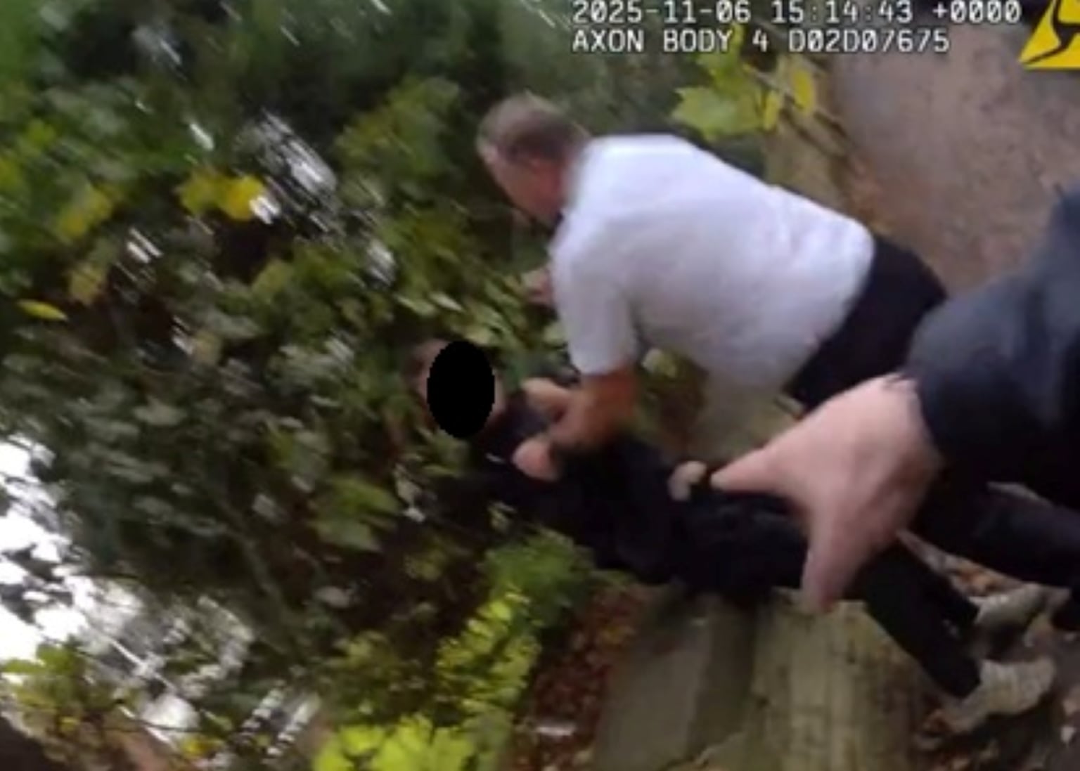 Suspected thief arrested after running into path of chief constable