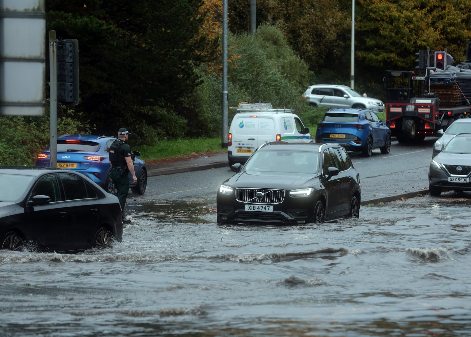 Northern Ireland weather warning with travel disruption and flooding expected on Sunday