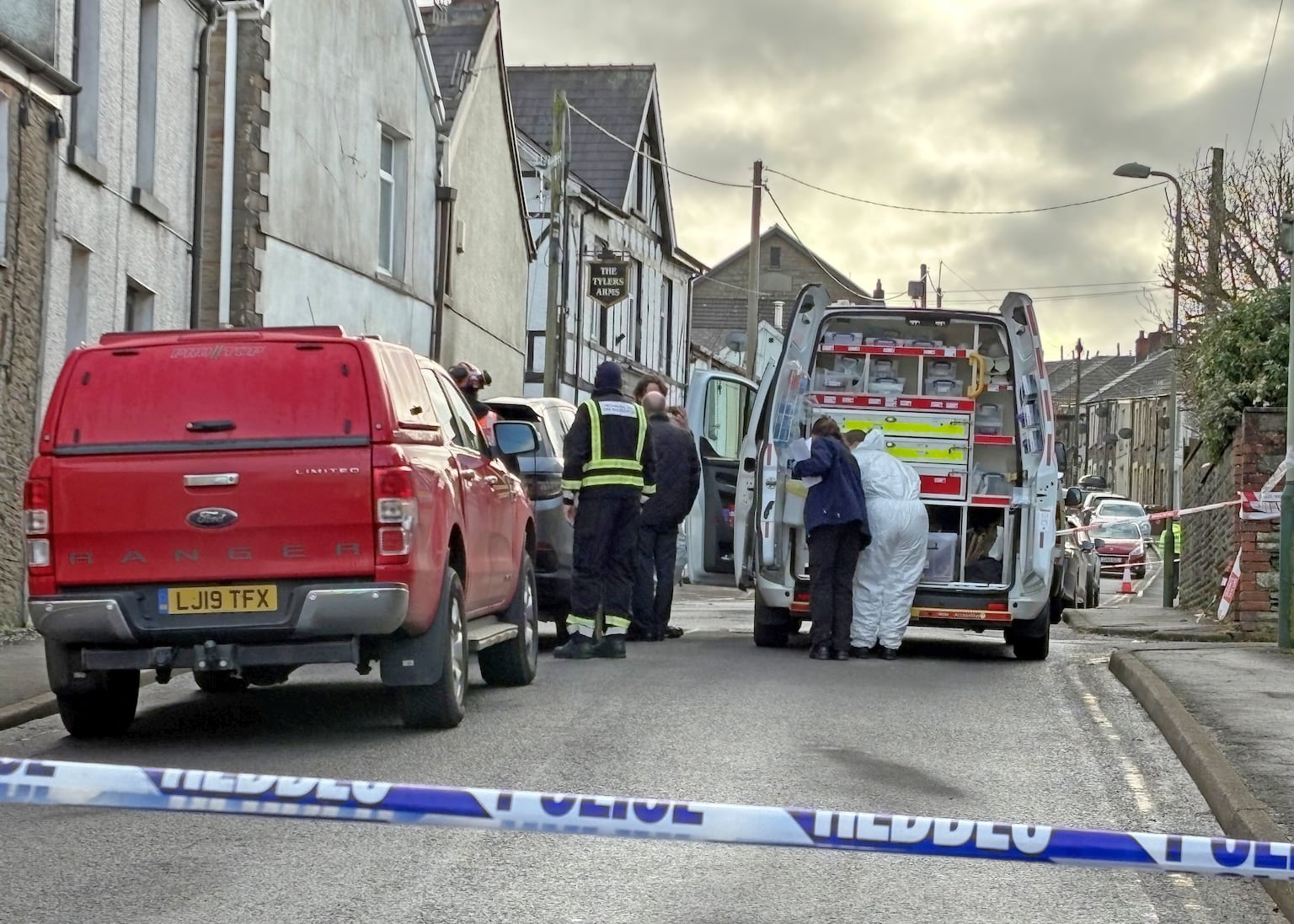 Two people dead in house fire after explosion in garden – police